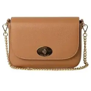 Mac Douglas Alba Cancun - Sac bandoulière cuir Marron-Havane CANCUN-ALBA-V21 pas cher