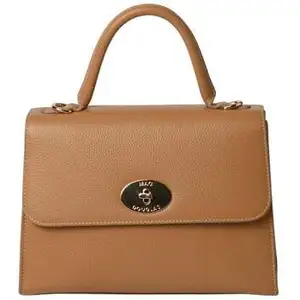Mac Douglas Alba Clichy - Sac à main cuir Marron-Havane CLICHY-ALBA-V21 pas cher