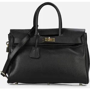 Mac Douglas Romy Pyla2 - Sac à main en cuir Noir PYLA2-ROMY-XS-VG01 pas cher