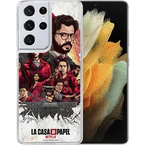 STICARZ Coque pour Samsung Galaxy S21 PLUS - La Casa De Papel - Comics Paint pas cher
