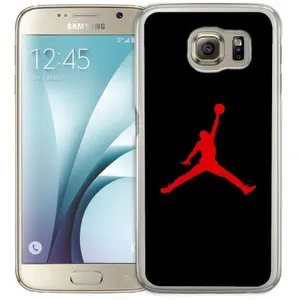 Coque pour Samsung Galaxy S7 jordan basketball logo noir pas cher