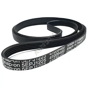 Courroie 1225j5 = 5epj1225 pour Lave-linge Rosieres, Candy, Hoover, Brandt pas cher