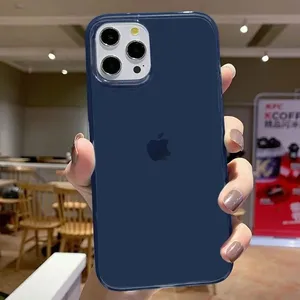 Coque de Protection Souple pour iPhone 13 Pro Max - YIOU - Bleu Marine - Résistante aux Rayures et Anti-ChocVendu parcdiscount