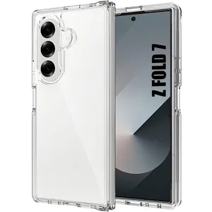BOOLING Coque pour Samsung Galaxy Z Fold 7 Antichoc Anti-Rayures Ultra Rigide Protection Transparente pas cher
