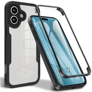 Coque de protection - BOOLING - iPhone 17 - TPU Souple - PC Rigide - Noir pas cher