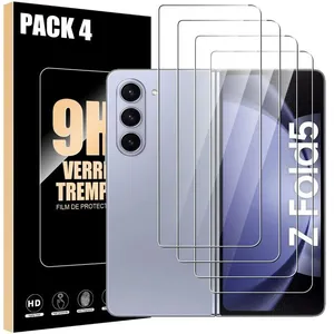 4x Verre Trempé pour Samsung Galaxy Z Fold 4/5 - BOOLING - Protection d'écran Anti-Rayures Transparent pas cher