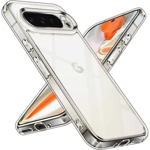 E.F.CONNECTION Coque pour Google Pixel 9 Pro XL - Protection Transparente Antidérapante Souple pas cher