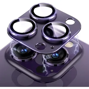 BOOLING Vitre Verre Trempé Caméra Arrière pour iPhone 14 Pro - 14 Pro Max - Protection Intégrale Anti-Rayures VioletVendu parcdiscount