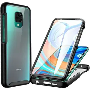 E.F.CONNECTION Coque Pour Redmi Note 9 Pro (6.67") Rigide Bordure Renforcée Solide Protection 360 Degré Intégrale Anti-Rayure pas cher