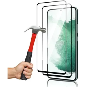 PROSHOP [2 Pièces] Verre Trempé pour Samsung Galaxy S22 Plus - Protection Intégrale 3D avec Bordures Noir pas cher