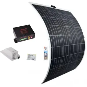 PACK ANTARION Panneau solaire Souple 135W + Régulateur MPPT 10A + Kit ...