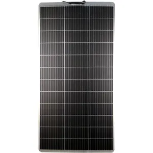 EZA Panneau Solaire 180W SEMI-FLEX Technologie PERC Camping-car 2 Noir pas cher