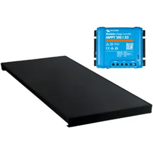 PACK ANTARION Panneau solaire ALL BLACK 220W + VICTRON Régulateur MPPT...