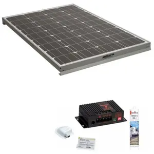 Pack ANTARION Panneau solaire 140W camping car + Régulateur de charge ... pas cher