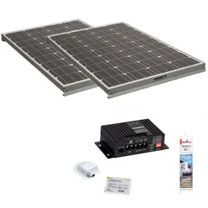 Pack ANTARION 2x Panneaux solaire 140W + kit de pose solaire avec régulateur MPPT 320W 20A pas cher