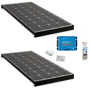 PACK 2xANTARION BLACK BOOSTER 170W Seul Panneau solaire Camping Car + ...
