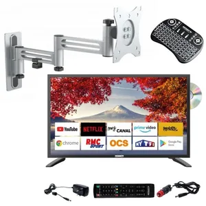 ANTARION TV LED 18.5" 47cm Smart Connect DVD Intégré + Support TV Doub... pas cher