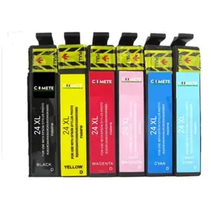 COMETE - 24XL - 6 Cartouches d'encre Compatible Epson 24XL - Noir et C...Vendu parfnac-be
