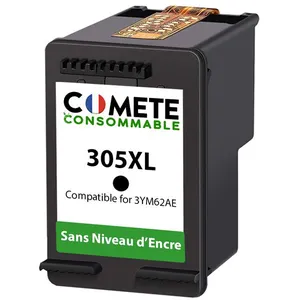 COMETE - 305 XL - 1 Cartouche Compatible avec HP 305XL sans puces - Marque françaiseVendu parfnac-be