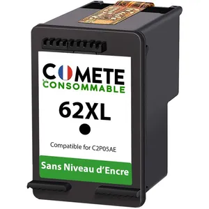 COMETE - 62XL - 1 Cartouche d'encre Compatibles HP sans puce - Noir - Marque françaiseVendu parfnac-be