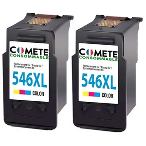 COMETE - 546XL - Pack de 2 de Cartouches d'encre Compatibles avec Canon - Couleur - Marque françaiseVendu parfnac-be