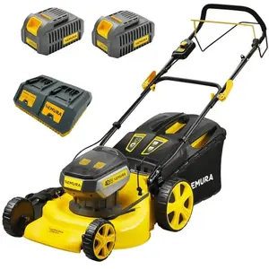 NEMURA Tondeuse A Batterie 80V (2x40V) - Coupe 46cm - Autotractée + 2 ... pas cher