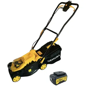 Tondeuse à batterie NEMURA 20V + Batterie 6Ah + Chargeur rapide pas cher