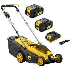 Comparateur de prix : Tondeuse à batterie NEMURA 40V(2x20V) + 4 Batteries 4Ah + Chargeur rap...