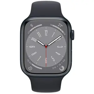 Montre Connectée Apple Watch S8 45mm Gps Noir Reconditionnée Grade A pas cher