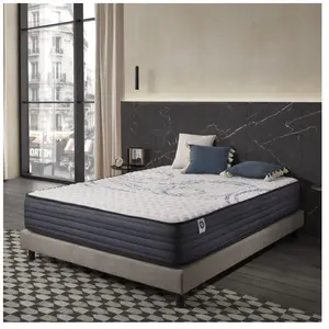 NATURALEX Matelas 160x200 cm - Perfect Sleep - Matelas Ressorts Ensachés Hybrid, Mousse mémoire HR, Blue Latex, Mi-Ferme, Très épais 30 cm pas cher