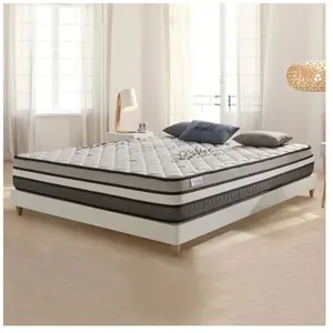 Matelas Ressorts Ensachés Hybrid, Mousse mémoire HR, Blue Latex - COSMOS - Solar - Très ferme - 140x190 cm pas cher