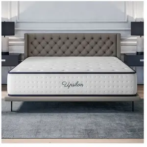 Cosmos Matelas UPSILON 180x200 cm-Epaisseur 32 cm-Ferme-7 zones de confort en mousse mémoire adaptative-HR 35 kg-Latex-Face été-hiver pas cher