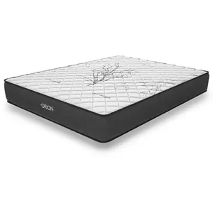 Cosmos Matelas ORION 140x190 cm-Epaisseur 30 cm-Ferme-7 zones de confort en mousse mémoire adaptative-HR 35 kg-Latex-Face été-hiver pas cher