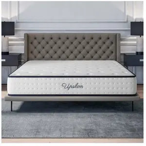 Cosmos Matelas UPSILON 140x200 cm-24 cm-Mousse mémoire de forme-7 zones HR 35 kg et AERO-LATEX-Ergonomique-Face été-hiver-Confort ferme pas cher