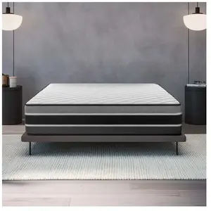 Cosmos Matelas FELIS 140x190 cm-Epaisseur 30 cm-Ferme-7 zones de confort en mousse mémoire adaptative-HR 35 kg-Latex-Face été-hiver pas cher