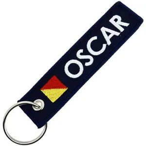 CLJ - Porte-clés - Oscar - Bleu Marine - Nautique - Maritime pas cher