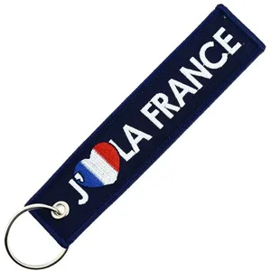 CLJ - Porte-clés - Jaime la France - Bleu Marine - Engagés - Fantaisie