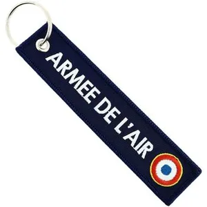 CLJ - Porte-clés - Armée de lAir - Cocarde - Bleu Marine - Militaire - Fantaisie pas cher