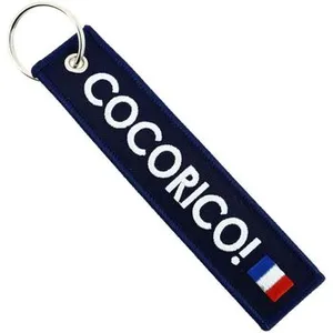 CLJ - Porte-clés - Cocorico - Bleu Marine - Patriote - Fantaisie