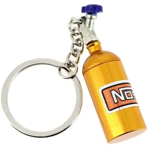 CLJ - Porte-clés - NOS - OXYDE NITREUX - TUNING - Orange - Véhicules - Tuning pas cher