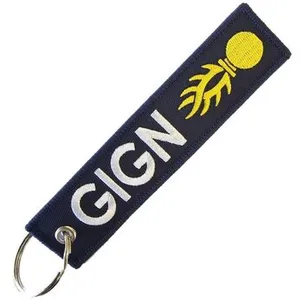 CLJ - Porte-clés - GIGN - Bleu marine foncé - Armée -