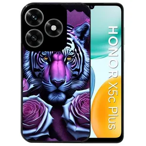 TAPERSO Coque noire pour Honor X5C PLUS et X5C tigre UV pas cher