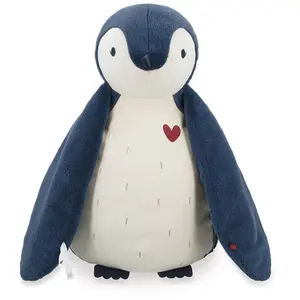 Comparateur de prix : Kaloo Coffret peluche Manchot bleu et lange d'emmaillotage