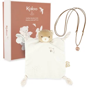 Kaloo Home - Knuffel en Speen cadeauset crème pas cher