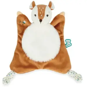 Kaloo Fripons K205000 Doudou carré Nathan le Faon Doudou moelleux 24 cm Dès la naissance pas cher