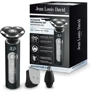 Tondeuse barbe JEAN LOUIS DAVID Ultimate Grooming Set 4 en 1 pas cher
