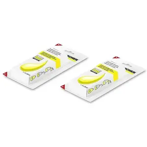 Produit nettoyant - KARCHER - Lot de 2 (8 x 20 ml) - Compatible avec nettoyeurs de vitres WV - Blanc pas cher