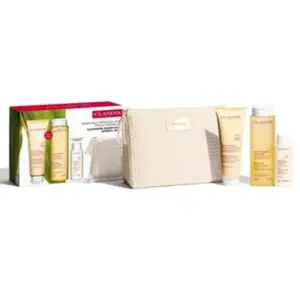 Clarins Pieles NORMALES-SECAS Esenciales De Limpieza Estuche 4 pz pas cher