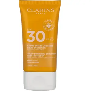 Clarins Solar crema tacto seco rostro UVA/UVB30 50 ml pas cher