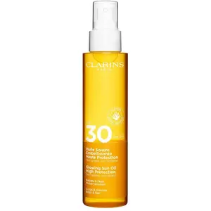 Huile Solaire Embellissante Haute Protection Corps SPF30-150ml CLARINS pas cher